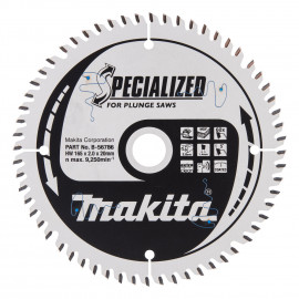 B-56786 Disco sierra circular , Specialized T.C.T, 165 x 20 mm, 60 D