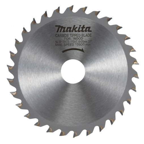 D-09628 Disco sierra circular , Standard T.C.T, 165 x 20 mm, 16 D