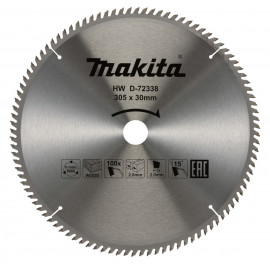 D-72338 Disco sierra circular , Standard T.C.T. 305 x 30 mm, 100 D