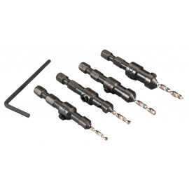 D-73455 Estuche de brocas avellanadoras  4 pcs
