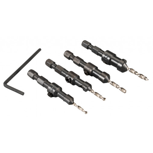 D-73455 Estuche de brocas avellanadoras  4 pcs