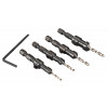 D-73455 Estuche de brocas avellanadoras  4 pcs