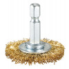 D-73651 Cepillo oblicuo latonado para taladro, 38 mm, 0,3 mm, 1/4"