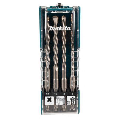 D-74756 Broca T.C.T   Set para SDS-PLUS, 4 pcs