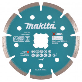 E-02076 Disco de diamante 125 mm, X-LOCK