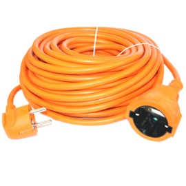 PROLONGADOR CABLE NARANJA 3G1.5 16A - 25 M