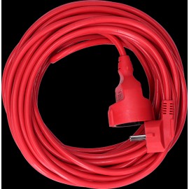 PROLONGADOR CABLE ROJO 3G1.5 16A FLEXIBLE - 10 M