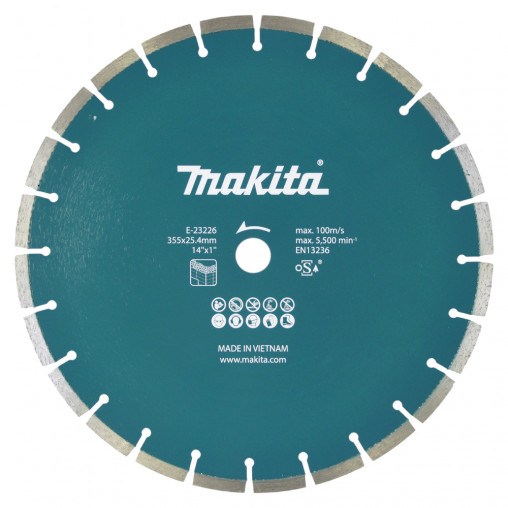 E-23226 Disco de diamante 25,4 x 355 mm