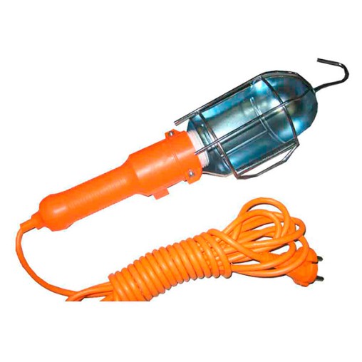 LAMPARA PORTATIL GANCHO/INTERRUPTOR E-27 MAX 60W - 5 M