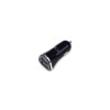 CARGADOR COCHE 2XUSB 1MT NEGRO - 3,1 AMP