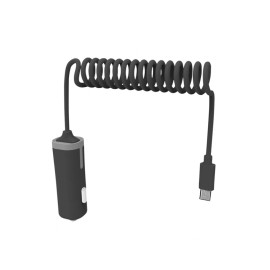CARGADOR COCHE MICRO USB 1.8M - 2.4 AMP