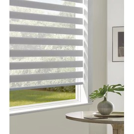 CORTINA ENROLLABLE ZEBRA BLANCO - 150X260 CM