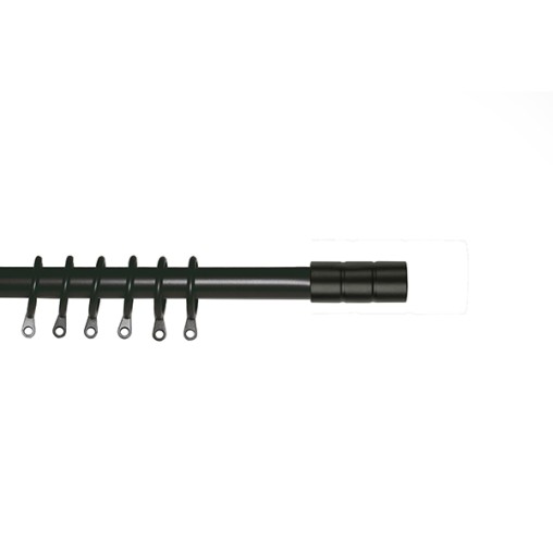 BARRA METAL EXT KIT KANSAS NEGR - 125-245 CM