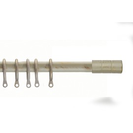 BARRA METAL EXT KIT KANSAS ORO/CREM - 125-245 CM