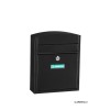 BUZON EXTERIOR ACERO NEGRO - 32X26X9CM