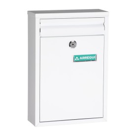 BUZON EXTERIOR ACERO BLANCO - 32X22X8 CM