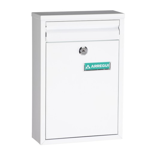 BUZON EXTERIOR ACERO BLANCO - 32X22X8 CM