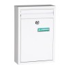 BUZON EXTERIOR ACERO BLANCO - 32X22X8 CM