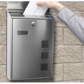 BUZON EXTERIOR INOX LISBOA - 39X25X10
