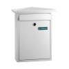 BUZON EXTERIOR ACERO BLANCO - 37X31X10CM
