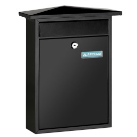 BUZON EXTERIOR ACERO NEGRO - 37X31X10CM