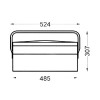 CAJA HERRAMIENTAS METAL
