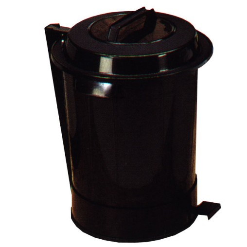 CUBO BASURA C/ PEDAL NEGRO - 95 L