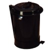 CUBO BASURA C/ PEDAL NEGRO - 95 L