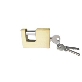 CANDADO LATON RECTANGULAR - 70 MM