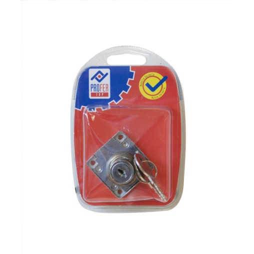 CERRADURA ARMARIO BL 1 PZA - 26 MM