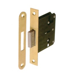 (12 u.) CERRADURA EMBUTIR LLAVE LATON