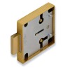 (12 u.) CERRADURA SOBREP LLAVE LATON