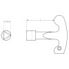(5 u.) LLAVE CIERRE TRIANG ELECTRIC