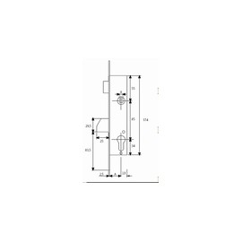 CERRADURA METAL S/BOMBILLO