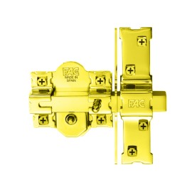 CERROJO UVE DORADO - 80